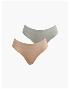 Трусы-стринги - 2 шт. в рубчик Твое