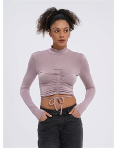 Укороченная водолазка с завязками на талии Твое