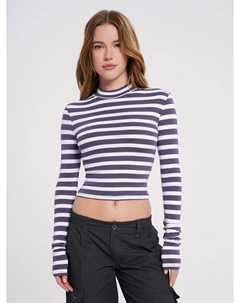 Короткая водолазка в полоску Твое