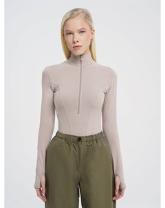 Боди-водолазка с молнией Твое