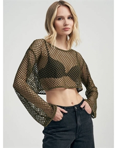 Сетчатая укороченная кофта паутинка Твое