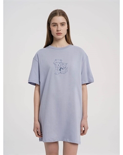 Хлопковая ночная сорочка с принтом Твое