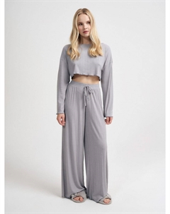 Пижама из вискозы с брюками Твое