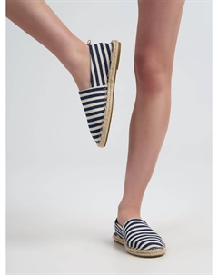 Летние текстильные эспадрильи в полоску Твое