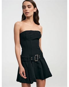 Приталенное платье с ремнем на бедрах Твое