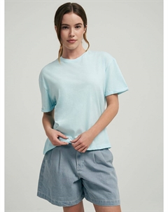 Повседневная однотонная футболка из хлопка Твое