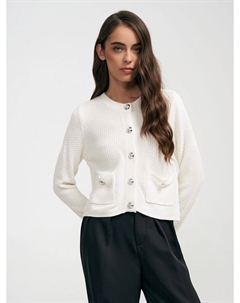 Укороченный вязаный кардиган Твое