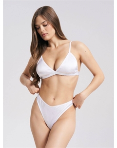 Набор бюстгальтер и трусы из атласной ткани Твое