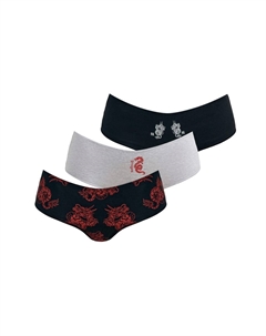 Трусы-шорты 3 шт. набор с принтом дракона Твое