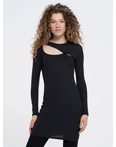 Облегающее платье с декоративным вырезом Твое