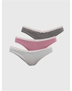 Набор хлопковый трусов-слипов - 3 шт. Твое