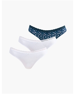 Трусы-слипы - 3 шт. из хлопка с принтом Твое