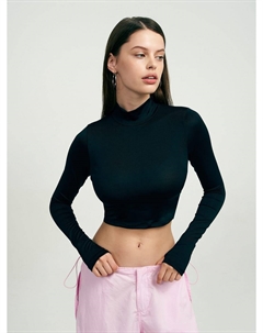 Водолазка стрейч укороченная с прорезью для большого пальца Твое