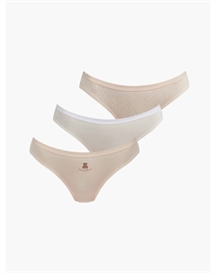 Трусы-слипы - 3 шт. из хлопка с принтом Твое