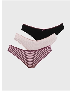 Набор трусов-слипов в полоску - 3 шт. Твое