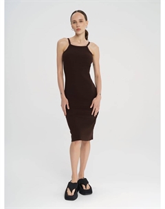 Облегающее миди платье на бретелях Твое