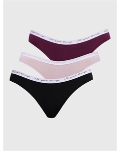 Набор хлопковых трусов-слипов - 3 шт. Твое