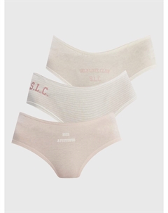 Набор трусов-шорт с надписью - 3 шт. Твое