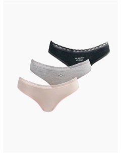 Трусы-слипы - 3 шт. из хлопка с принтом Твое