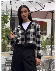 Кардиган с цветочным узором Твое