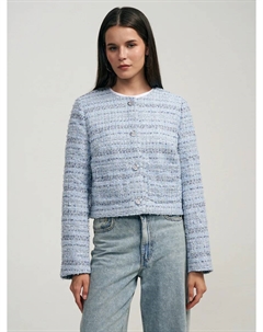 Твидовый классический укороченный пиджак Твое