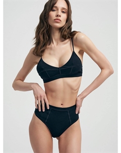 Комплект нижнего белья бюстгальтер и трусы с высокой талией Твое