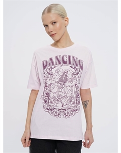 Футболка оверсайз с принтом скелета Твое