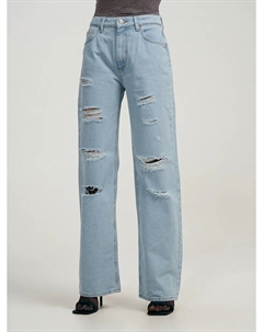 Широкие джинсы с разрезами Твое