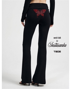 Леггинсы клеш от колена Witch club by Instasamka со стразами Твое