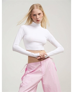 Водолазка стрейч укороченная с прорезью для большого пальца Твое