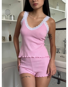 Кружевная пижама с топом и шортами Твое