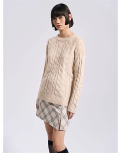 Вязаный джемпер с косами Твое