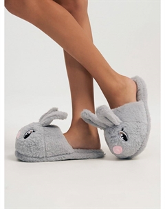 Махровые тапочки в виде зайца с ушами Твое