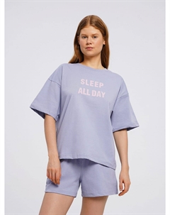 Хлопковая пижама с надписью Твое