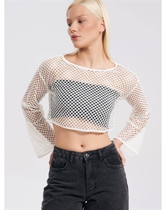 Сетчатая укороченная кофта паутинка Твое