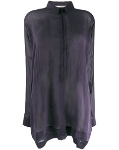 Isabel benenato полупрозрачная рубашка с рукавами летучая мышь 38 фиолетовый Isabel benenato