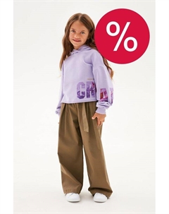 Худи хлопковое с принтом Bell bimbo