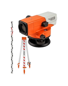 Комплект 3в1 779982: нивелир N-32 с поверкой + штатив + рейка 3м Rgk