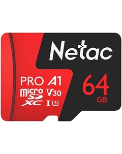 Карта памяти Netac Extreme Pro P500 64 ГБ (NT02P500PRO-064G-R)