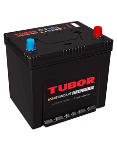 Автомобильный аккумулятор Asia Standart 72 Ач обратная полярность D26L Tubor