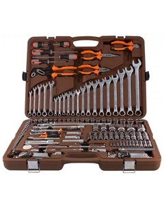 Набор инструментов OMT141S, предметов в наборе: 141 шт., пластиковый кейс (OMT141S) Ombra