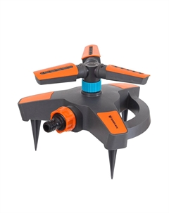 Дождеватель 1/2х3/4 пластиковый вращающийся 2 режима (322714-00) Garden жук