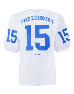 Футболка с принтом Msgm