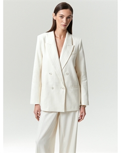 Двубортный жакет в полоску Emka