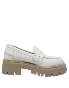 Кожаные мокасины на платформе, белый Marc o'polo