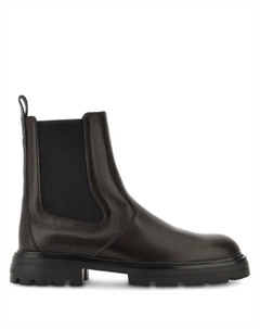 Кожаные ботинки, коричневый Hogan