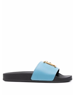 Шлепанцы с логотипом, синий Dsquared2