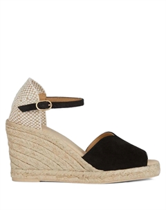 Эспадрильи на танкетке, черный Geox