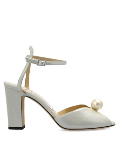 85 мм сандалии Sacaria, белый Jimmy choo