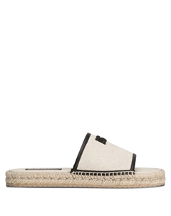 Эспадрильи на плоской подошве, нейтральный Dolce&gabbana